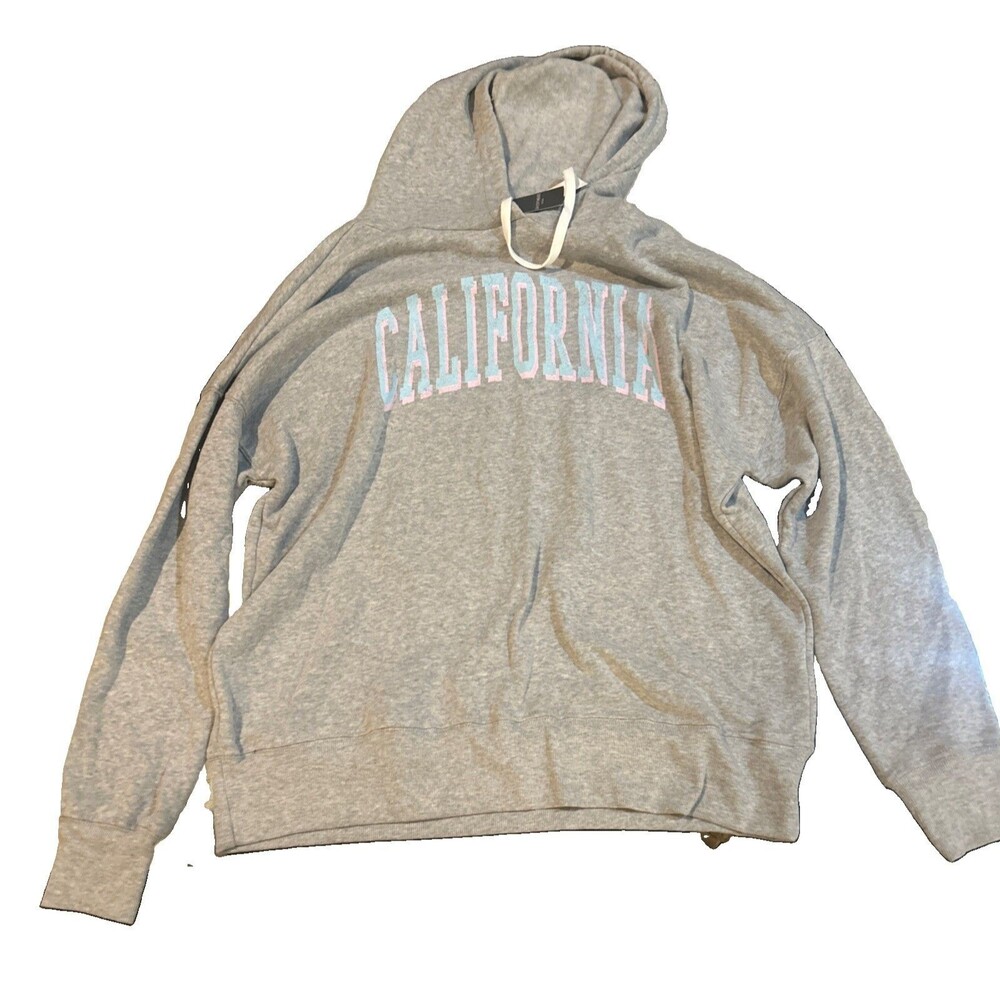 Grayson Threads Black Label California Hoodie Gray Graphic Pullover Men's M NWT